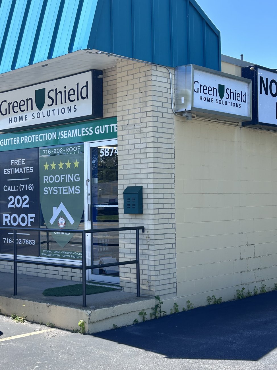 Green Shield Home Solutions storefront at 5874 Transit Rd, Depew NY